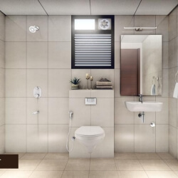 Spacious Bathroom
