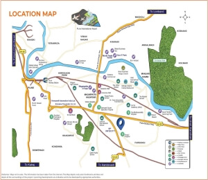 Location Map for Joyville Hadapsar Annexe